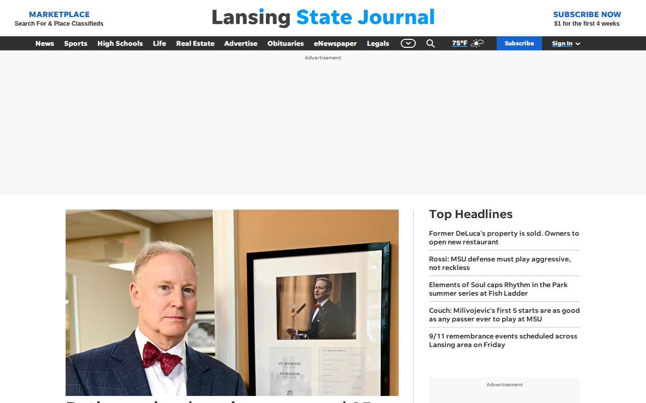 Lansing State Journal local news homepage